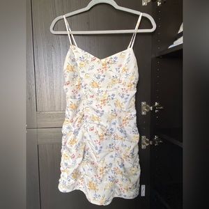 Abercrombie Floral Ruched Dress